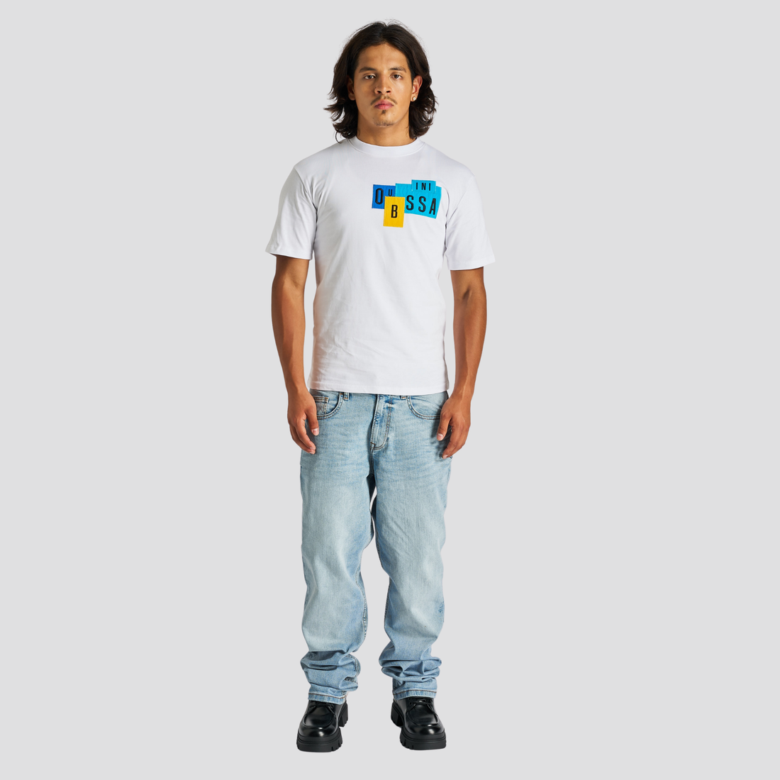 Layered Patch Style T-Shirt